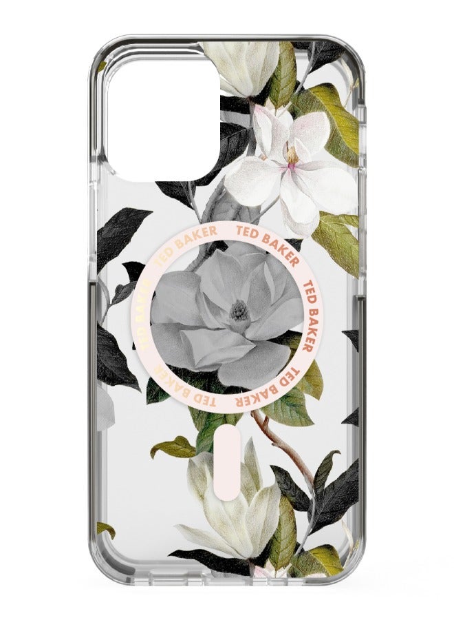 Ted Baker Apple iPhone 14 Plus 6.7" Anti-Shock Floral Case - Opal - Image 1