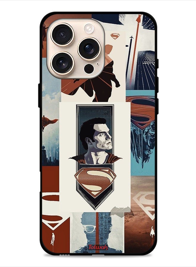 Tolwak Apple iPhone 16 Pro Protective Case Cover Superman Art - Image 1