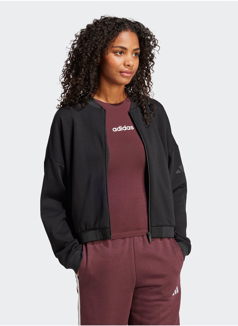 Adidas - Essential Contemporary Logo Bomber Jacket - Image 1