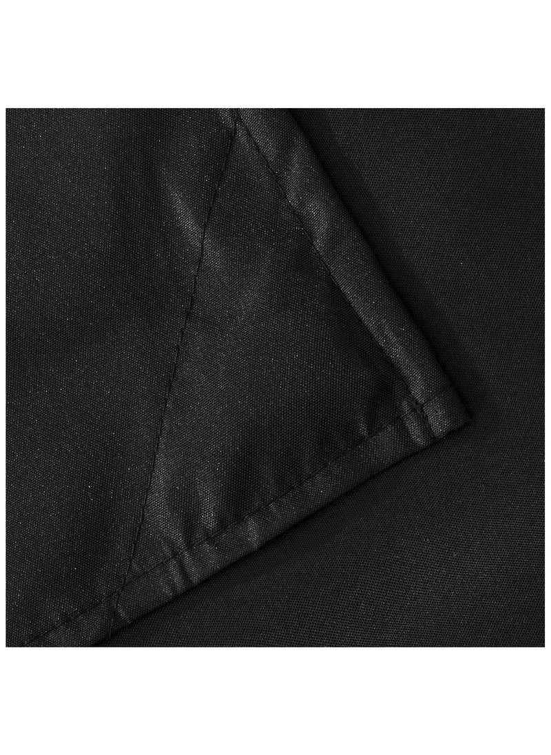Generic - Waterproof Fabric Shower Curtain, 180 x 180 cm, Black - Image 1