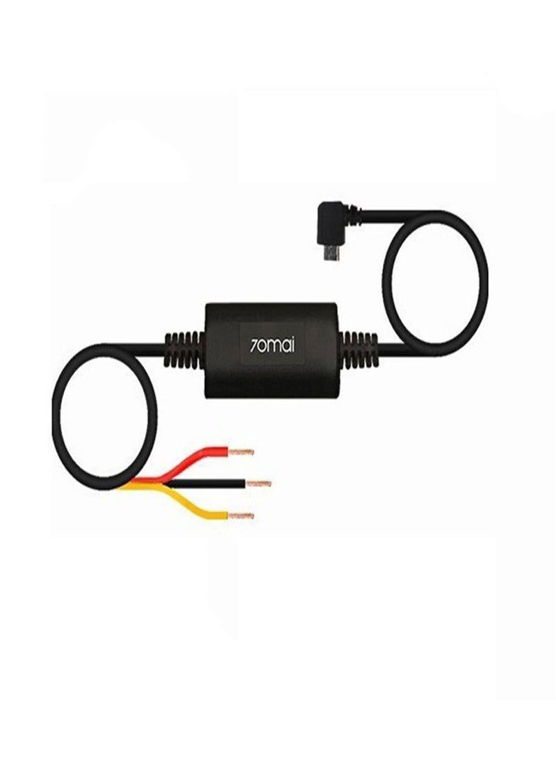 For 70mai  UP02 A800 - A500S - D07 - D08parking monitoring line universal version 70m driving recorder smart rearview mirror 24 hours ACC signal line - Image 1