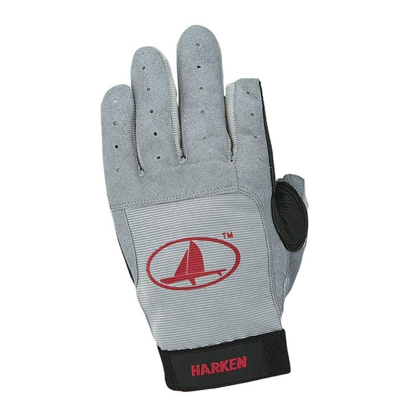 Harken Sport Classic Full Finger Glove GreyBlackRed Large - Image 2