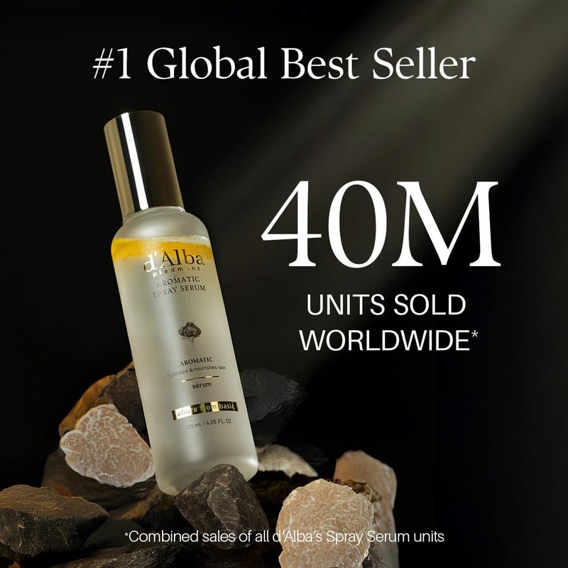 d'alba Piedmont دالبا بييدمونت الإيطالية رذاذ سيروم العطر الأبيض الترافل الأول، رذاذ وجه مضيء مضاد للأكسدة نباتي، ترطيب عميق وثبات البشرة، العناية بالبشرة الكورية (4.05 أونصة سائلة) - Image 2