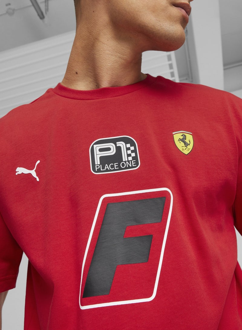 بوما تيشرت Scuderia Ferrari Race Garage Crew للرجال - Image 3