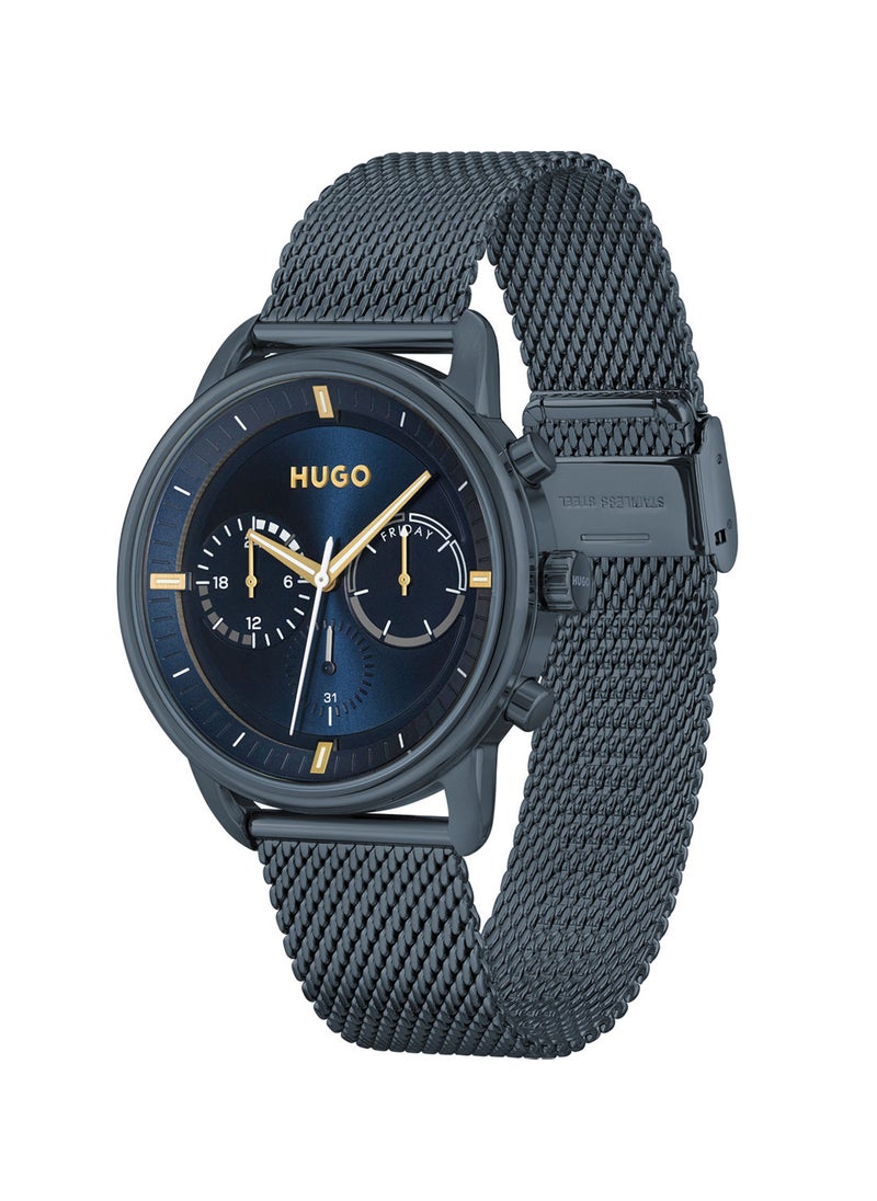 HUGO BOSS - Men's Advise Blue Dial Watch - 1530237 - Image 1
