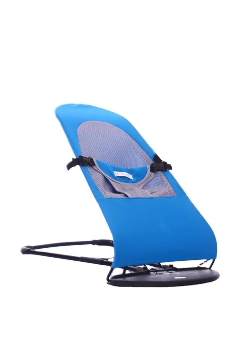 Generic Blue Baby Newborn Infant Bouncing Chair Rocking Seat Safety Bouncer Balance Soft 