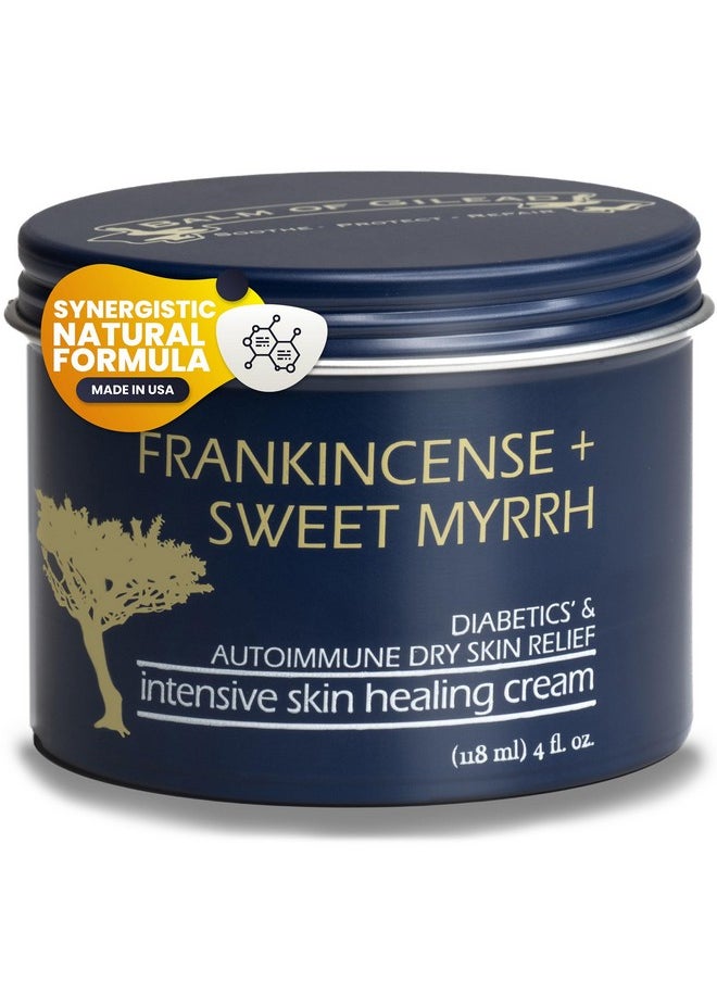 Balm of Gilead - BALM OF GILEAD Foot Healing Cream - Frankincense and Sweet Myrrh Moisturizer for Sensitive Skin, Foot Therapy, Diabetic Skin Healing - Synergistic Action, Deeply Nourishing, Relieving - Image 1