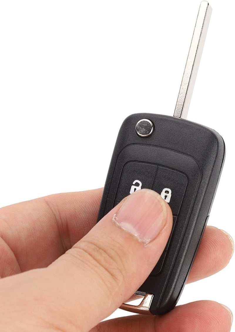 Haofy Replacement Key Shell Fit for 2010-2013, 5 Buttons Flip Key Fob Case Cover, Compact and Versatile, Easy to Install, UserFriendly Design, Black Color, Suitable for - Image 5