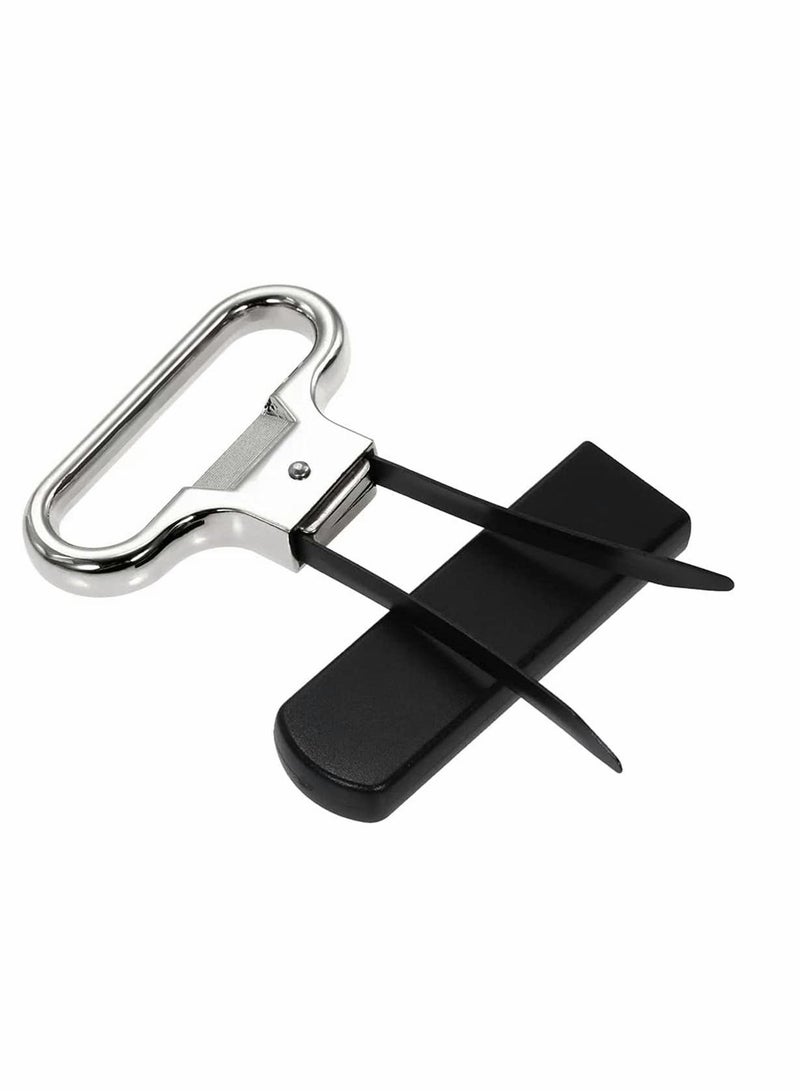 NIBEMINENT Bottle Opener Bundle of 2 Premium Two-Prong Corkscrew Remover All-in-one Cork Puller Damaged Old Set House Warming Gift - Image 1