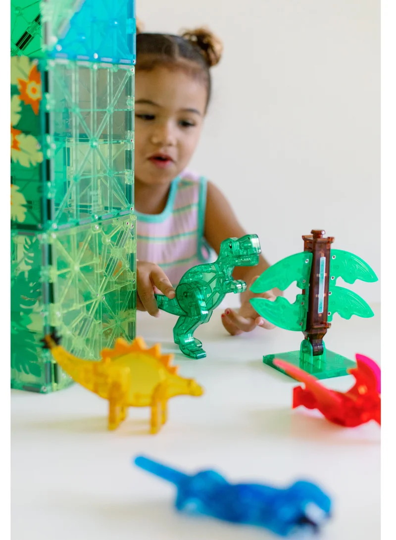 MAGNA-TILES Dino World XL 50 Piece Set