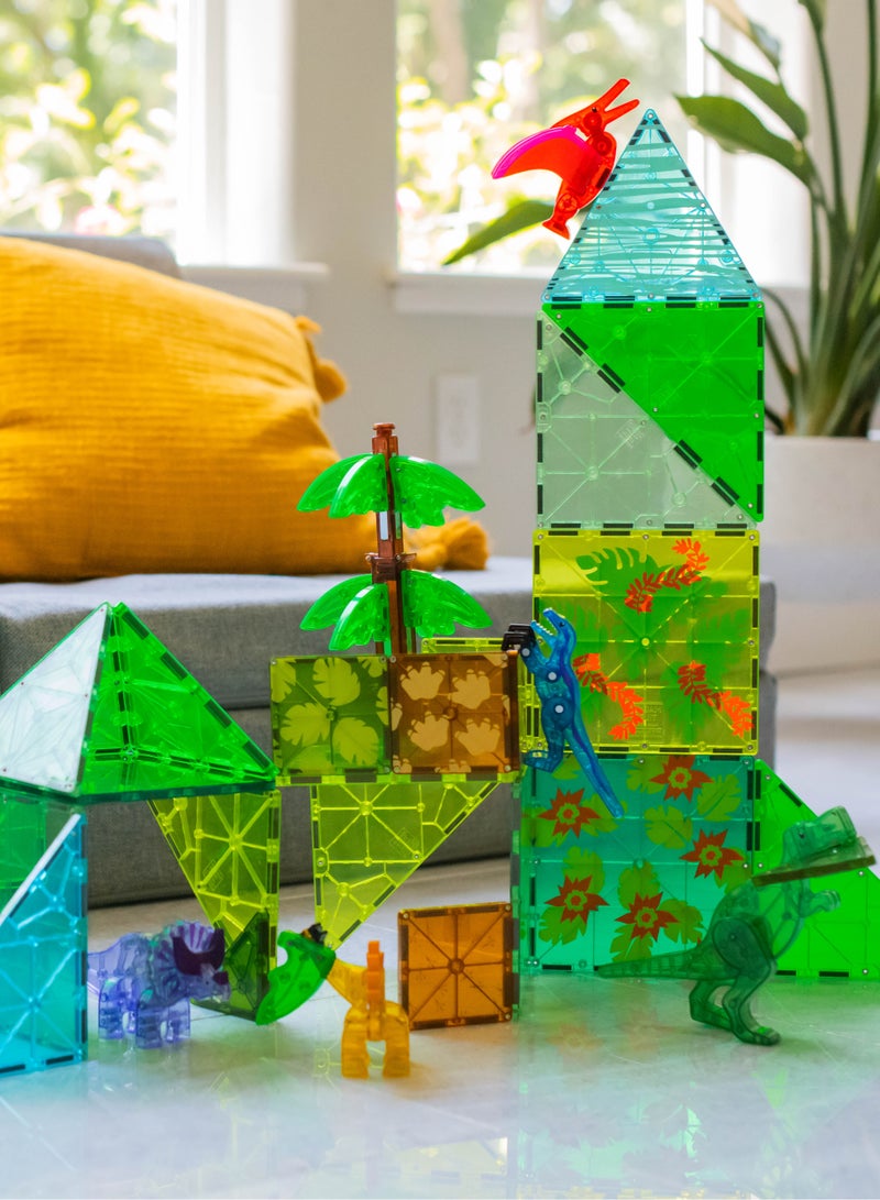 MAGNA-TILES Dino World XL 50 Piece Set - Image 5