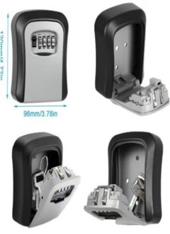 Generic Key Locks Box Outdoor Anti-theft Code Key Box Wall Door Mounted Storage Lockbox for Home  - Image 2