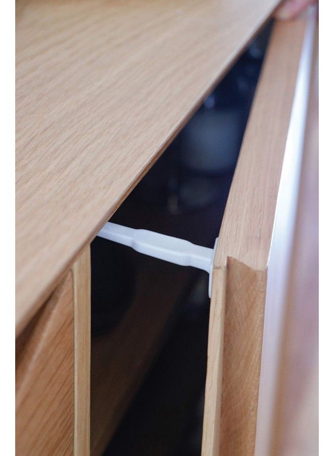 Little Chicks Baby Safety Cabinet And Drawer Locks 14 Pack Of Latches Model Ck034 - Image 3