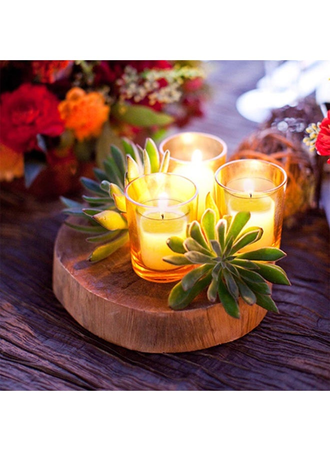 Small Citronella Candles Outdoor and Indoor Soy Wax Votive Candles for Party Dinner and Camping - 12 Hours Burn Time, Set of 20  - Image 2