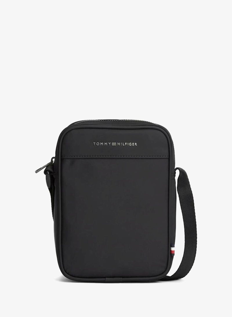 TOMMY HILFIGER Metal Logo Crossbody Reporter Bag - Image 1