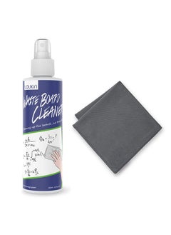 Loukin Non-Toxic Whiteboard Cleaner, 8.5 Fl Oz Dry Erase Board Cleaner, Low-Odor Whiteboard Cleaning Spray With Cloth, Removes Stubborn Marks From Whiteboards  - Image 1
