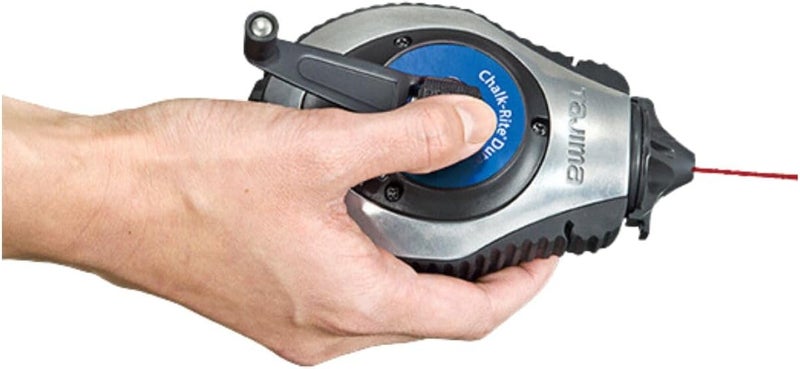 Tajima Chalk Line - Chalk-Rite Dura Chalk Box with Ultra Thin 0.5mm Snap Line & Integrated Handle Release - CR402S - Image 3