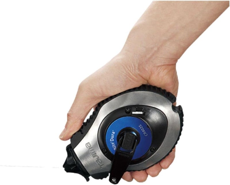 Tajima Chalk Line - Chalk-Rite Dura Chalk Box with Ultra Thin 0.5mm Snap Line & Integrated Handle Release - CR402S - Image 2