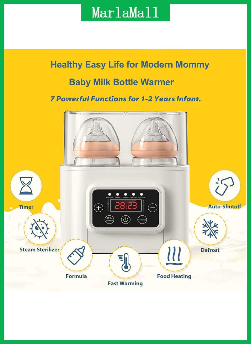 MarlaMall Baby Bottle Warmer, Fast Baby Milk Warmer for Breastmilk or Formula,Breastmilk Warmer, Heat Baby Food Jars Function  - Image 5