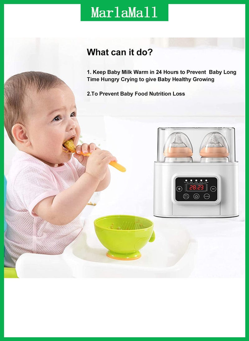 MarlaMall Baby Bottle Warmer, Fast Baby Milk Warmer for Breastmilk or Formula,Breastmilk Warmer, Heat Baby Food Jars Function  - Image 3