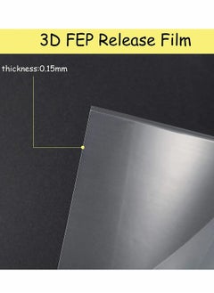 Generic High Transmittance FEP Film with Replacement Spatulas, 0.15 mm Thickness for UV DLP 3D Printers, LCD SLA Resin, Size 140 x 200 mm  - Image 3