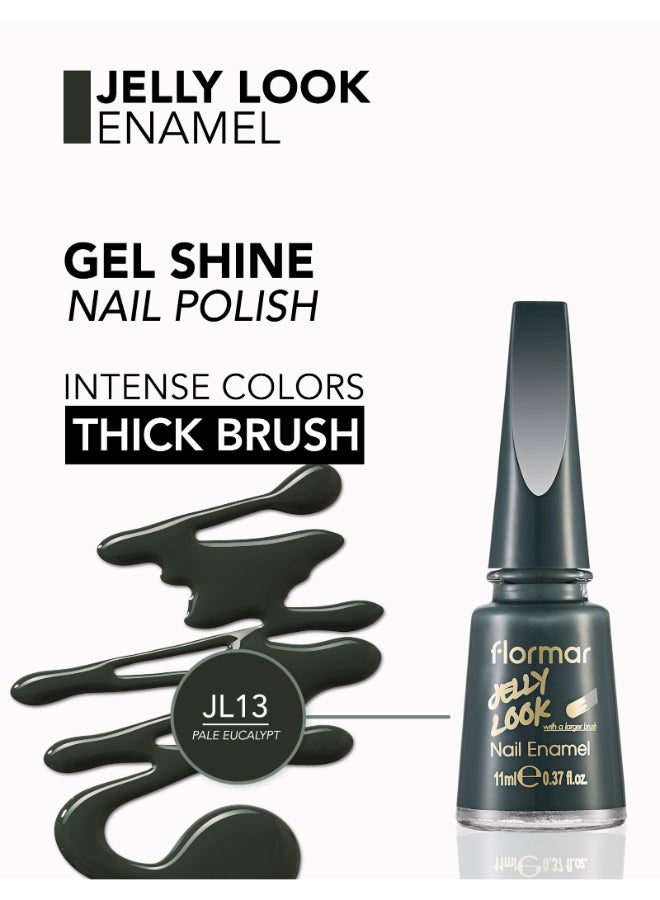 flormar Jelly Look Nail Enamel - Jl13 Pale Eucalypt - Image 4