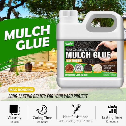 Vividye Gravel Binder & Mulch Glue - 0.5 Gallon Rock Glue for Landscaping, Ready-to-Use Spray | Stabilizes & Bonds Pea Gravel, Bark, Sand, Pine Straw | Long-Lasting Lockdown for Garden, Pathways, Flower Beds - Image 4