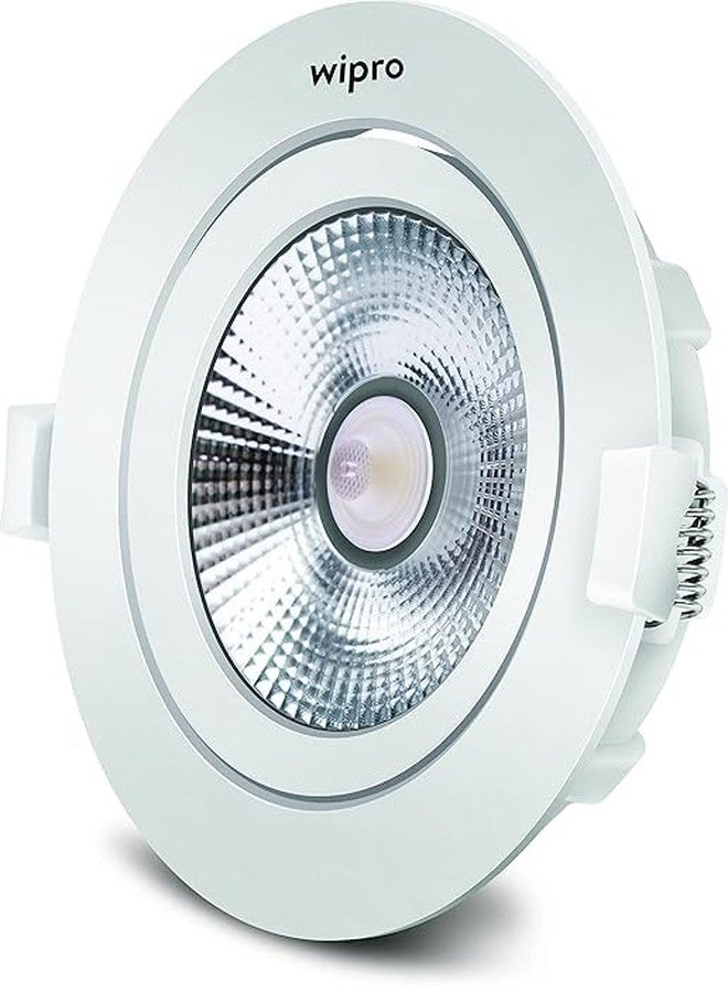 Wipro Garnet 3 W Slim COB Downlight for False Ceiling | Cool Day White (6500K) | Ceiling or Cabinet Light with Adjustable Optics | Pack of 1 - Image 2