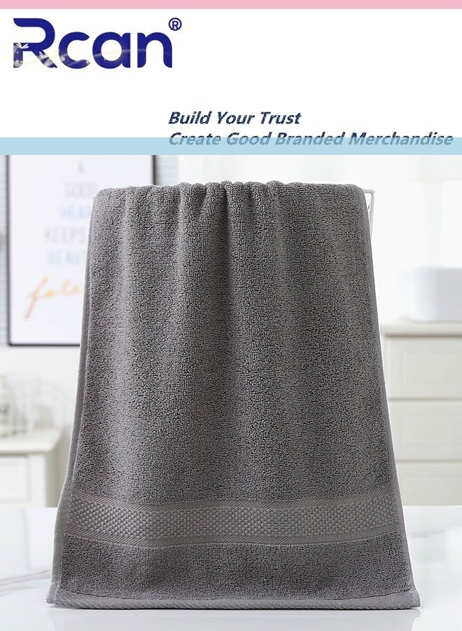 Rcan Premium Cotton Bath Towels Set Ultra Soft Towels Large Shower Towels 140x70cm Soft Feel Quick Dry Highly Absorbent Durable Towels - Image 2