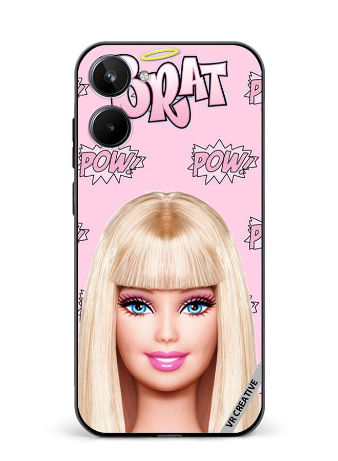 VR CREATIVE Protective Case Cover For Realme 10 Brat Barbie Design Multicolour - Image 1