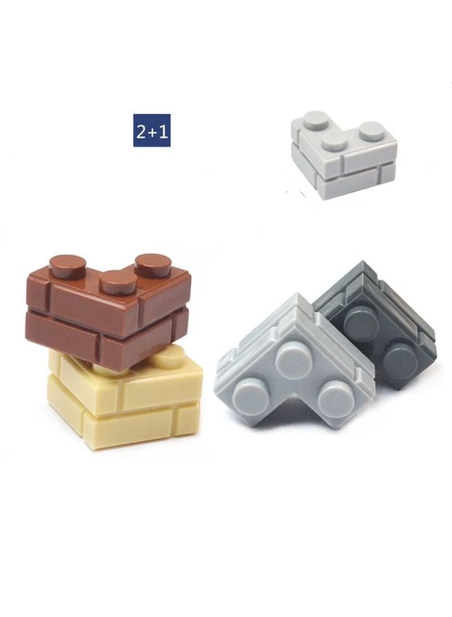 Beige Building Blocks 80pcs DIY Educational Toy For Kids With L Shape Bricks - Image 5