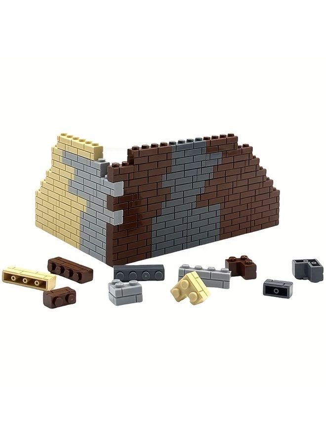 Beige Building Blocks 80pcs DIY Educational Toy For Kids With L Shape Bricks - Image 2