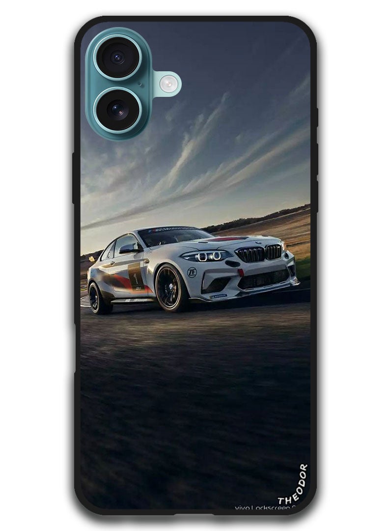 Theodor Protective Case Anti Scratch Shock Proof Bumper Cover For iPhone 16 (6.1)-inch Car 1 - Image 1