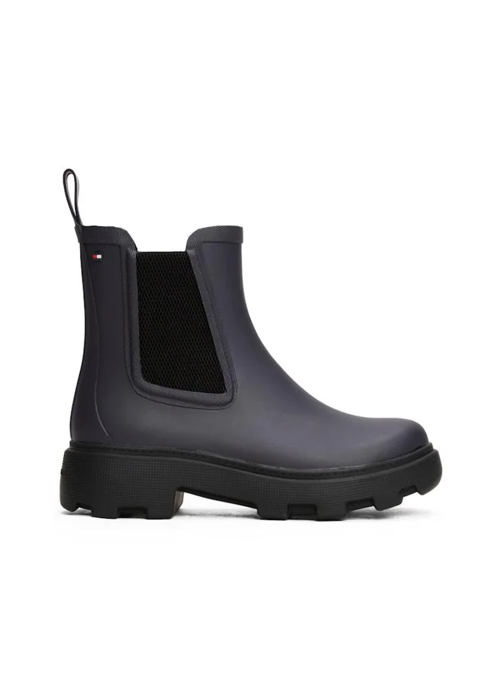 تومي هيلفيغر Rubber Flag Cleated Rain boots