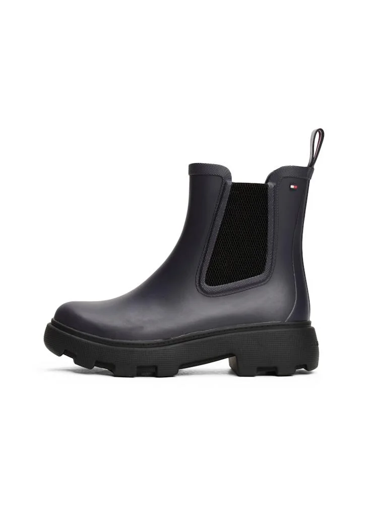تومي هيلفيغر Rubber Flag Cleated Rain boots