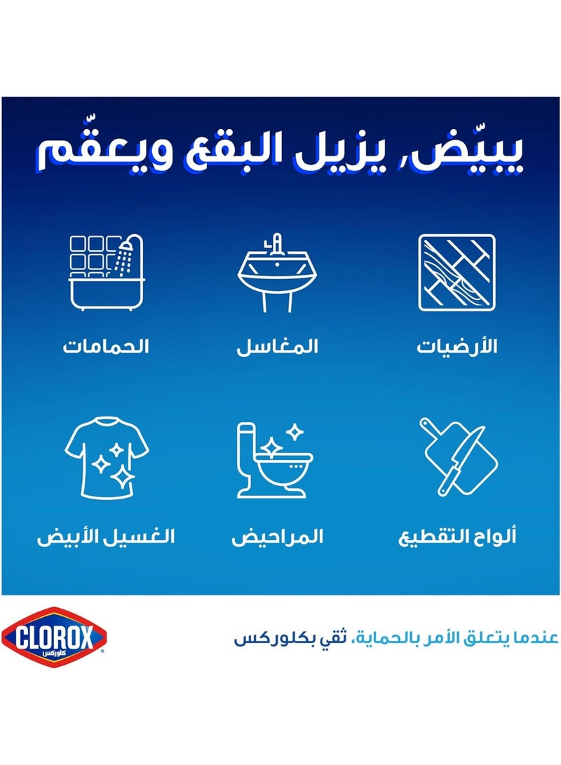 Clorox Liquid Bleach New Floral Fragrance Experience Kills 99.9% of Viruses and Bacteria Keeps Clothes White 1.89L - Image 4