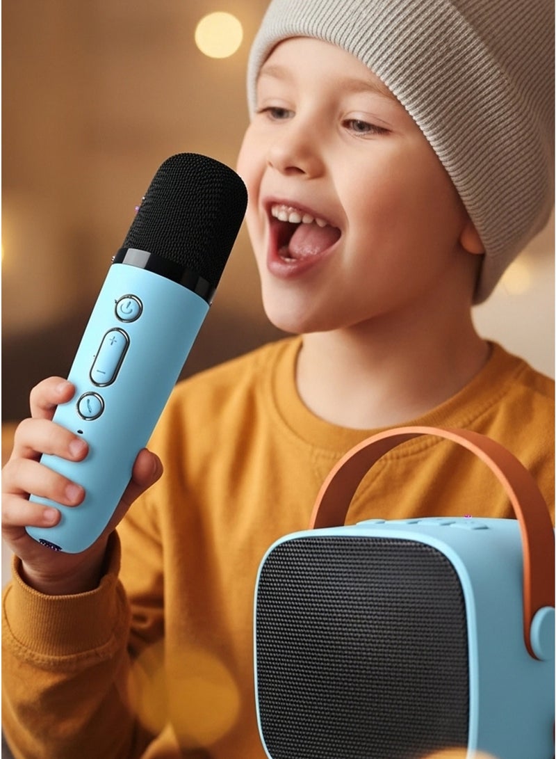 K1 Bluetooth Stereo Speaker with Microphone – Live Karaoke, Wireless Audio, Built-in 800-1000mAh Battery - Image 3