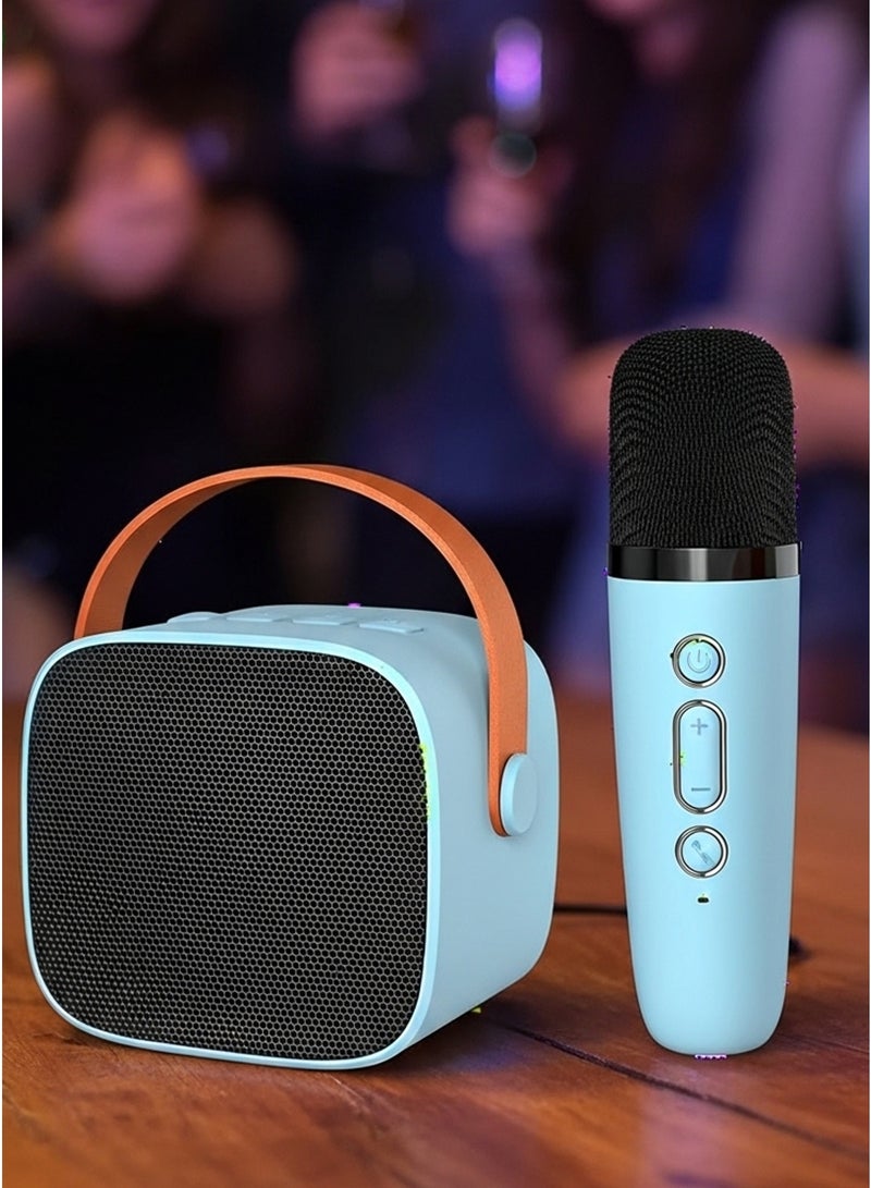 K1 Bluetooth Stereo Speaker with Microphone – Live Karaoke, Wireless Audio, Built-in 800-1000mAh Battery - Image 1