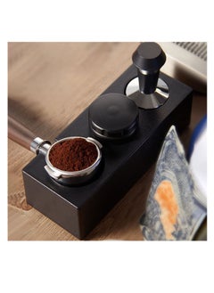 Generic Coffee Filter Tamper Holder Espresso Tamper Mat Stand Tamper Station Base Non Slip for Cafe Coffee Espresso Machine Accessories- 3 Holes  - Image 2