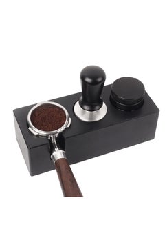 Generic Coffee Filter Tamper Holder Espresso Tamper Mat Stand Tamper Station Base Non Slip for Cafe Coffee Espresso Machine Accessories- 3 Holes  - Image 1