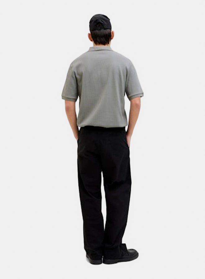 JACK & JONES Mens Austin Zip Polo - Image 2