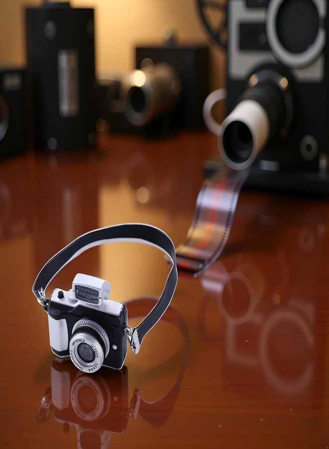 HODASHI Miniature Camera 1:4 Scale Mini Camera Prop Mini Camera Ornament Vintage Camera Model Digital Mini Decoration Accessories Photography Props - Image 2