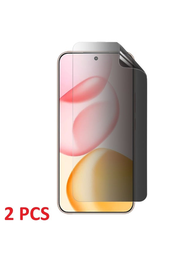 Two matte hydrogel privacy screen protectors compatible with Oppo Find X9