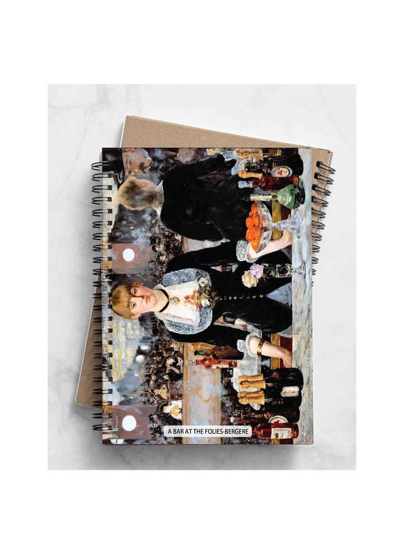 MADASOUQ Notebook - colored 100 Page 50 paper inside (A5,15x8in)  - Image 1