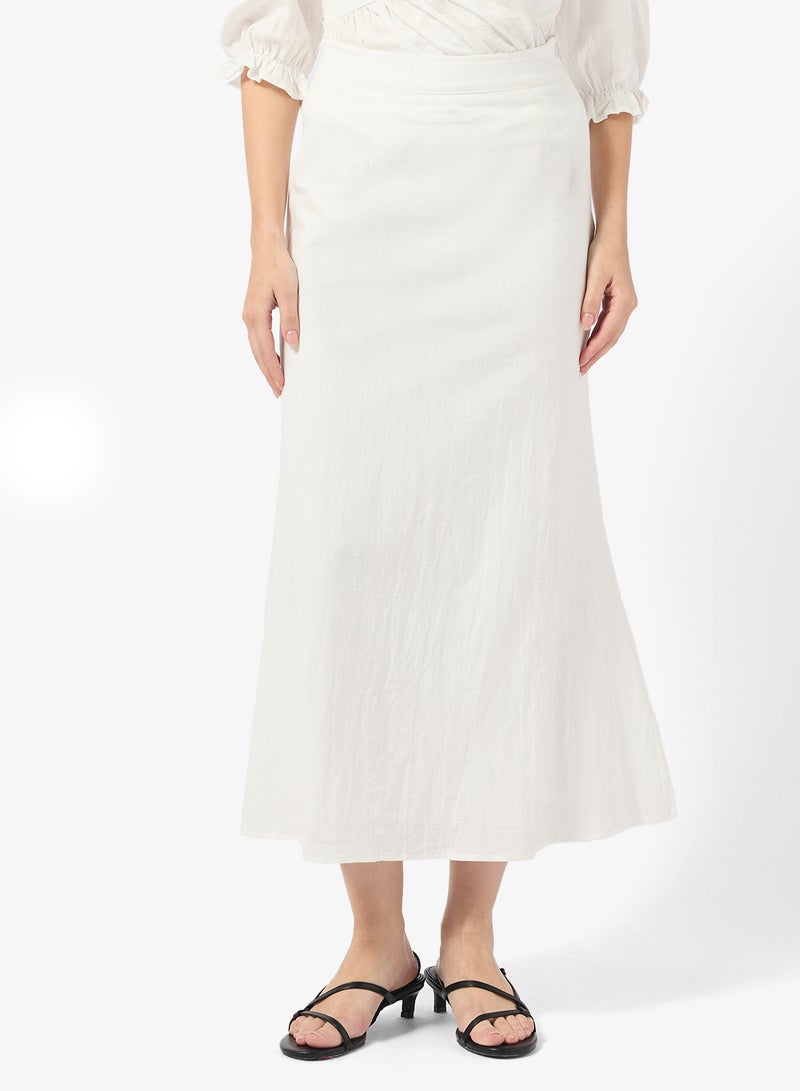 ELLA Blouse With Tie Up Detail & Skirt Set - Image 4