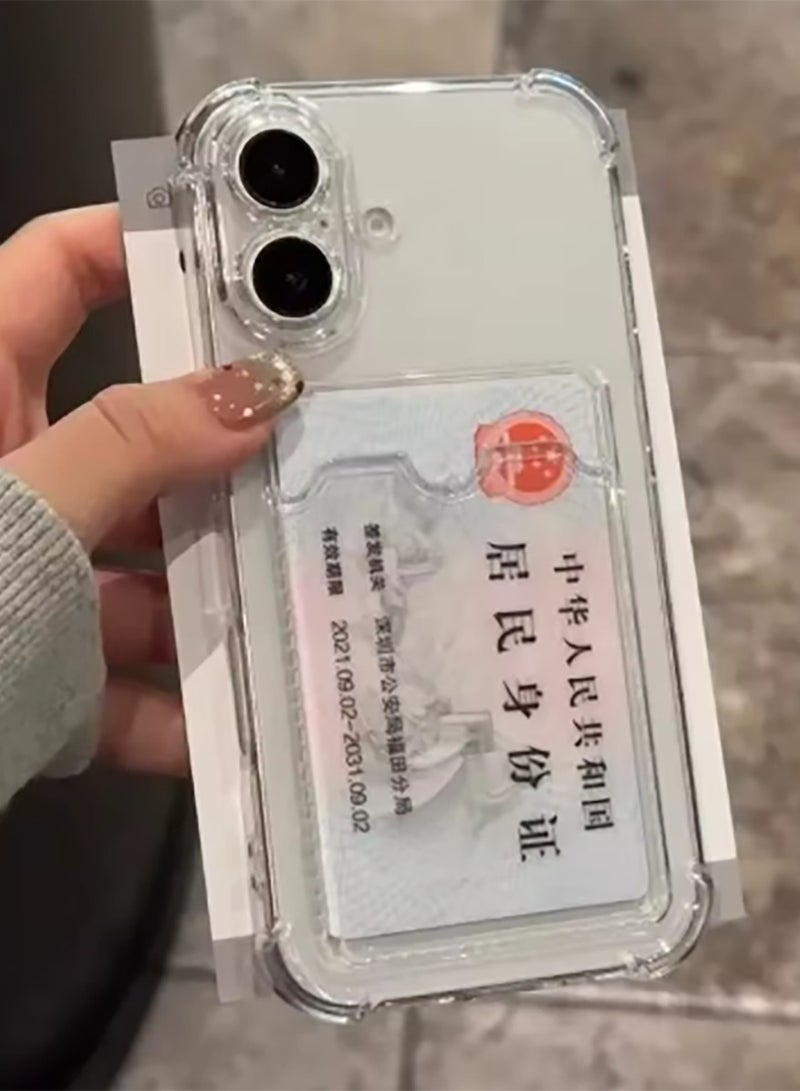 Iphone 16 Wallet Cover Transperent Case - Image 2