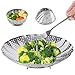 ZOCY Steamer Basket Stainless Steel Vegetable Steamer Basket for Zocy Steaming Cooking (Small (5" to 9")) - Image 2
