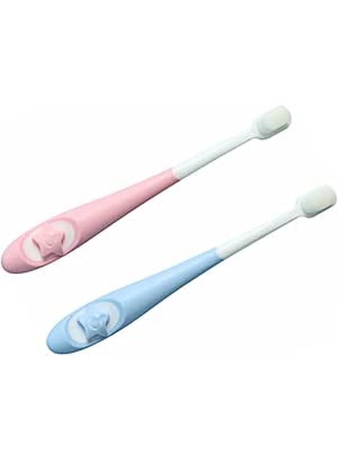 Kids Toothbrush Set 2Pcs Soft Bristle Oral Care For Ages 3-9 Sensitive Gums - Image 1
