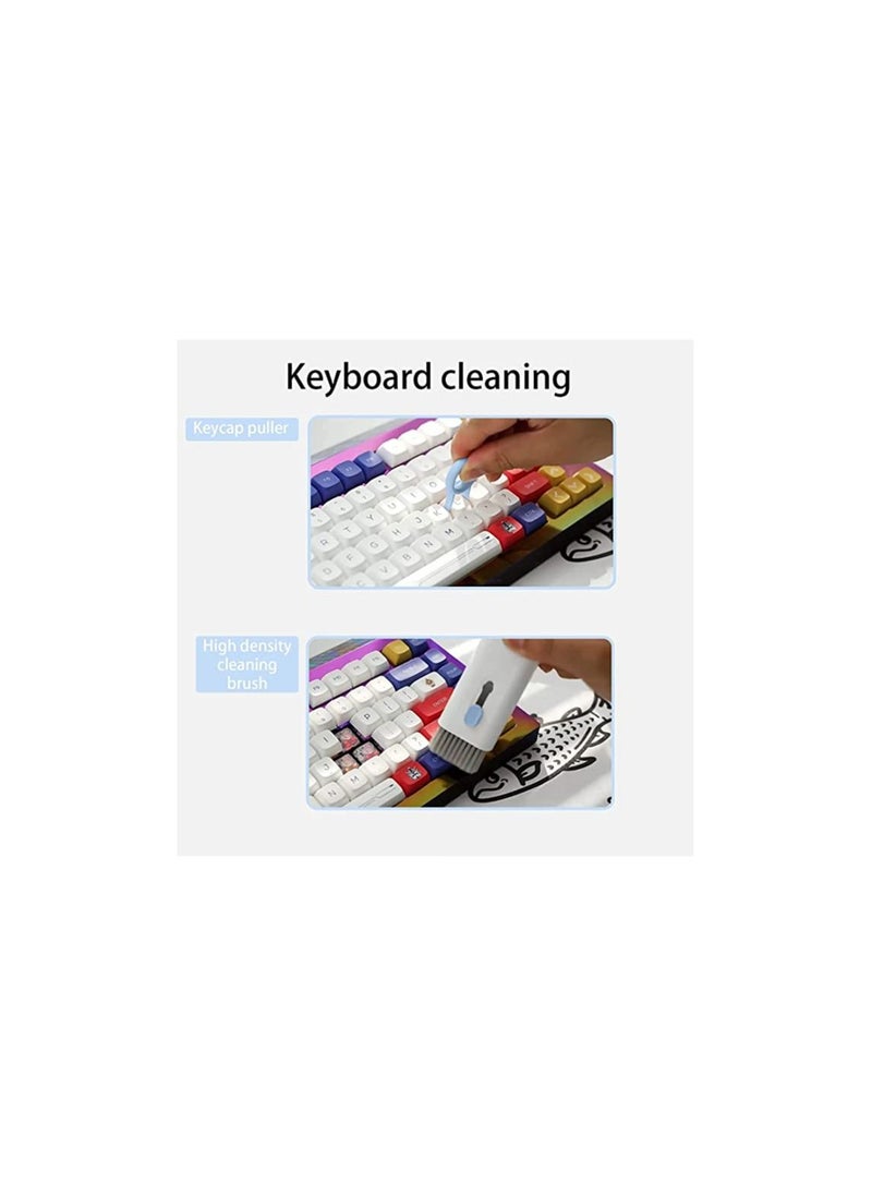 FASHION MANIA - Laptop Cleaner, Upgrade 7 in 1 Cleaner kit, Keyboard ,for Ipad, for Earbuds/Phone/Laptop/PC Monitor/Camera/Watch(Blue) - Image 1