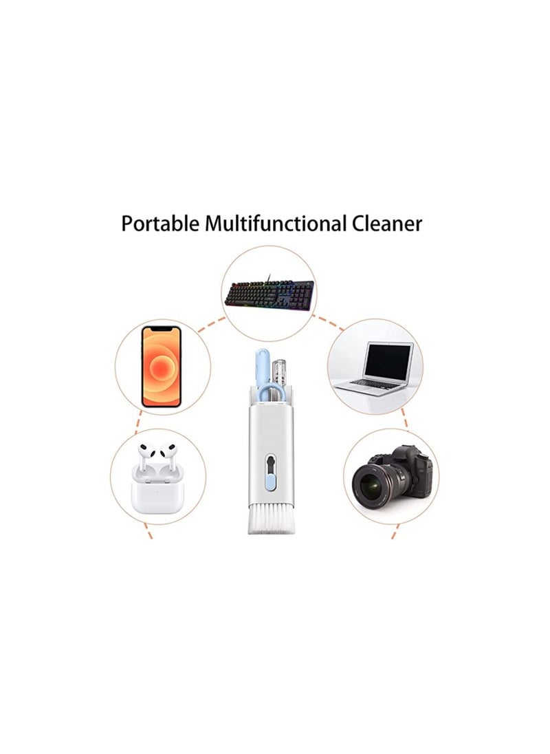 FASHION MANIA - Laptop Cleaner, Upgrade 7 in 1 Cleaner kit, Keyboard ,for Ipad, for Earbuds/Phone/Laptop/PC Monitor/Camera/Watch(Blue) - Image 1